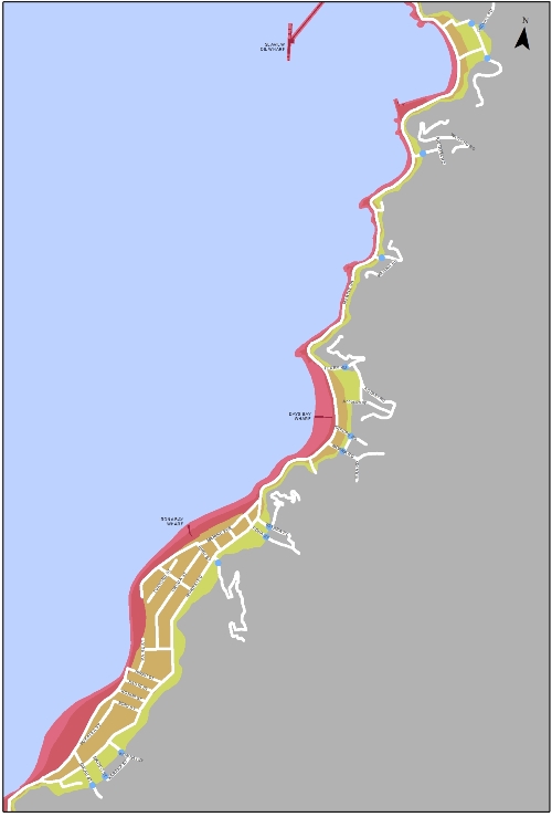 Download the Eastern Bays Tsunami Blue Line map
